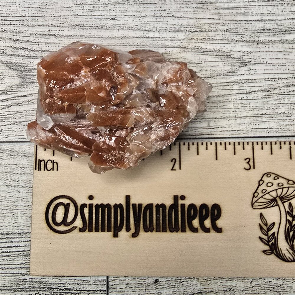 Red Calcite Crystal Chunk - Picture 4 of 5